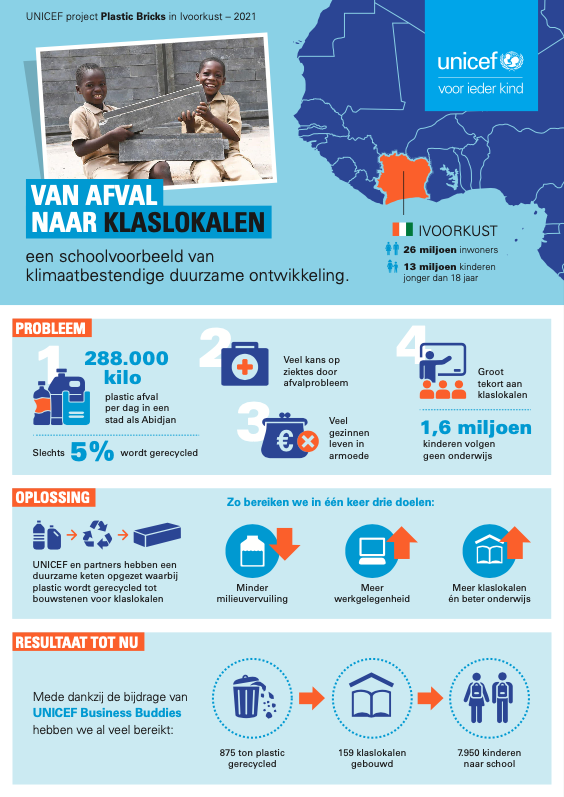 Plastic bricks Infographic